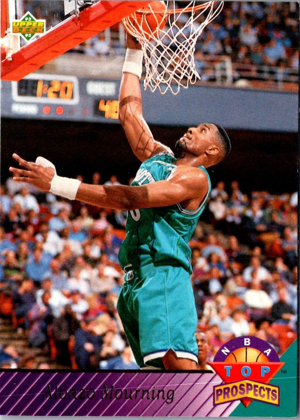 1992 Upper Deck Alonzo Mourning #457