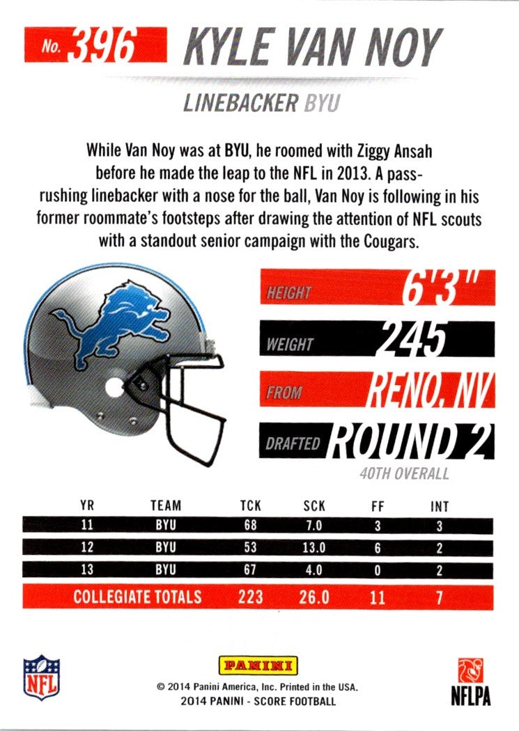 2014 Score Kyle Van Noy