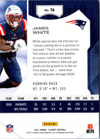 2021 Panini Playoff James White #16