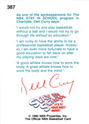 1990 Hoops Dell Curry