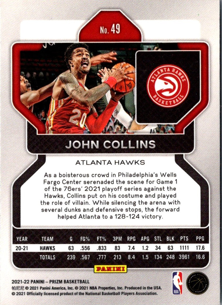 2021 Panini Prizm John Collins