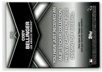 2020 Topps Opening Day 2020 Sticker Collection Preview Cody Bellinger #SP-8