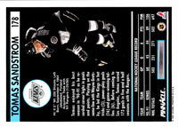 1991 Pinnacle French Tomas Sandstrom #178
