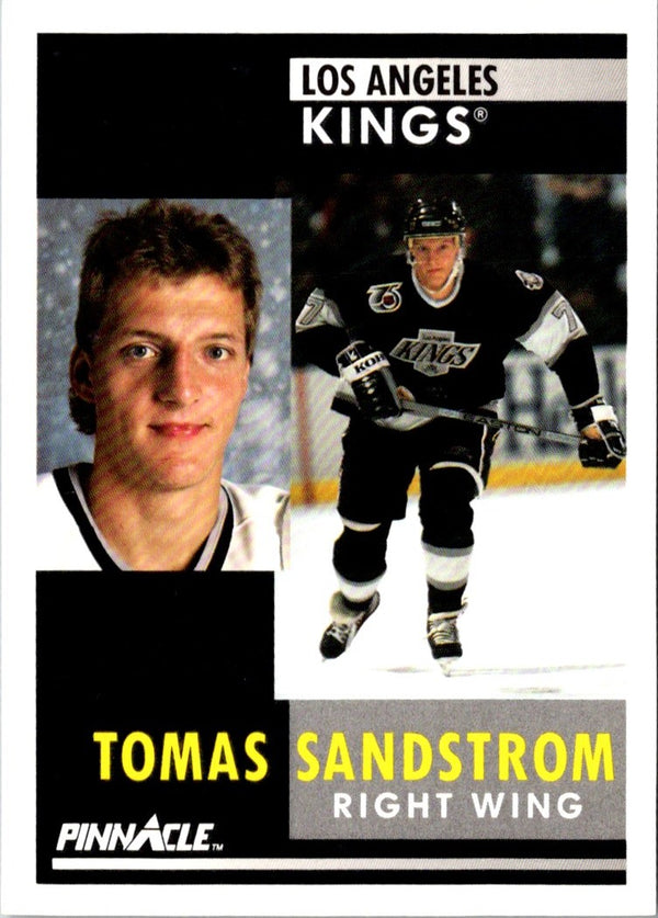 1991 Pinnacle French Tomas Sandstrom #178