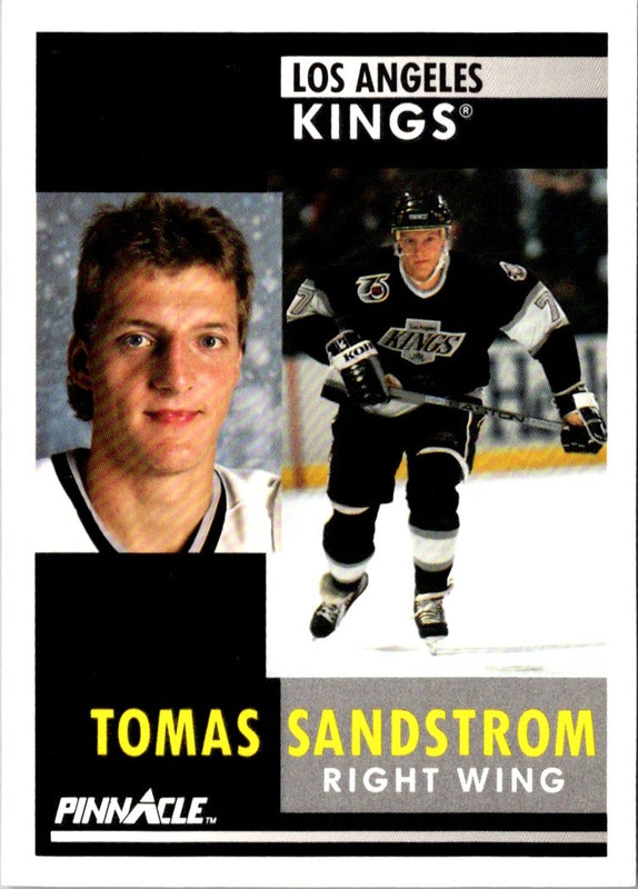 1991 Pinnacle French Tomas Sandstrom #178