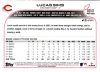 2022 Topps Update Lucas Sims #US161