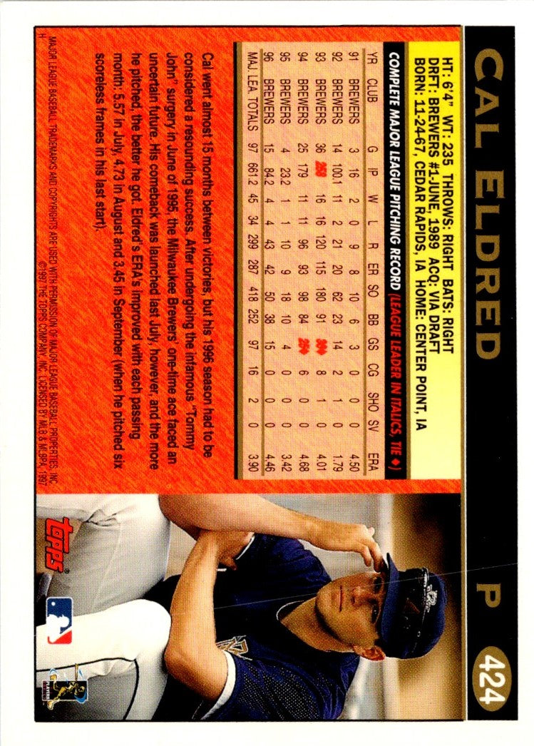 1997 Topps Cal Eldred