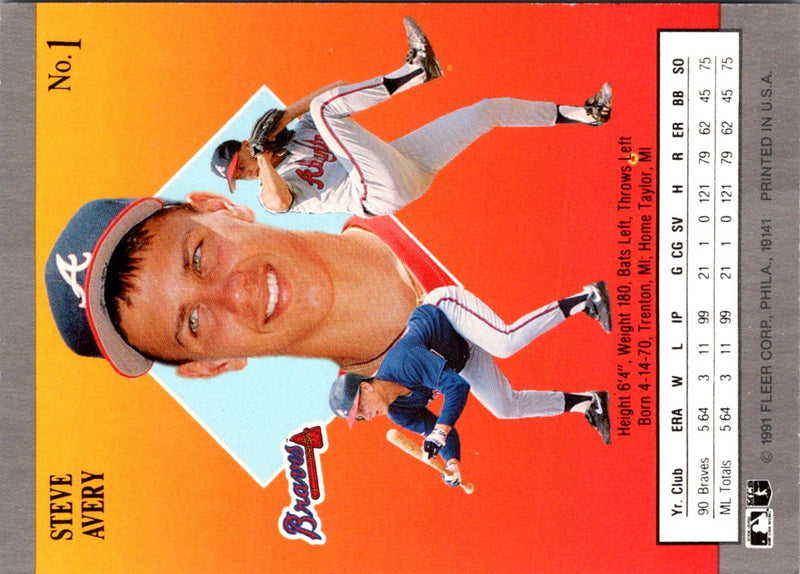 1991 Ultra Steve Avery