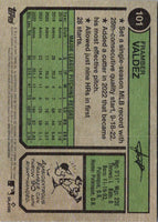 2023 Topps Heritage Red Border Framber Valdez #101
