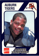 1989 Collegiate Collection Auburn Coke 580 Donnie Humphrey