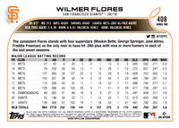 2022 Topps Wilmer Flores #408