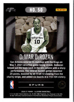2021 Panini National Treasures Colossal Logoman DeMar DeRozan #50