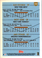 1999 Topps Alex Escobar/Ricky Ledee/Mike Stoner #206 Rookie