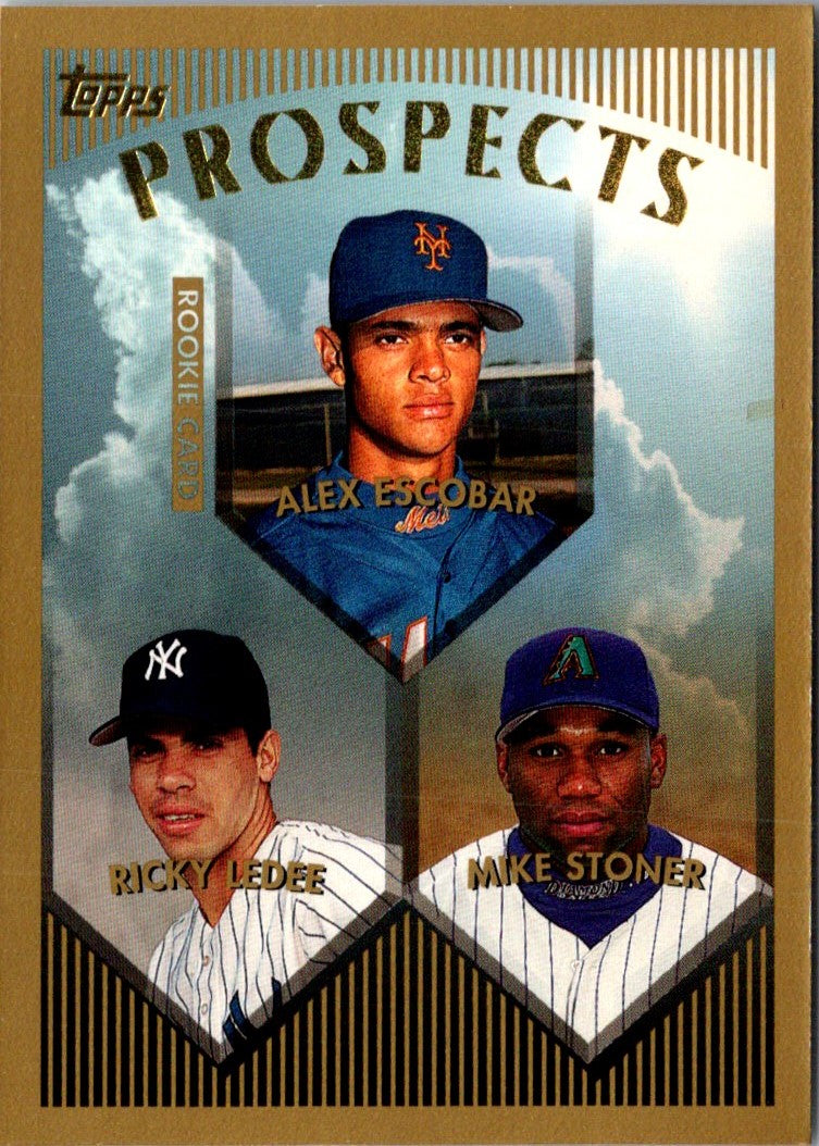 1999 Topps Alex Escobar/Ricky Ledee/Mike Stoner