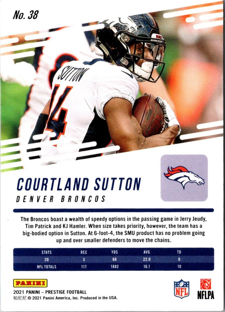 2021 Panini Prestige Courtland Sutton