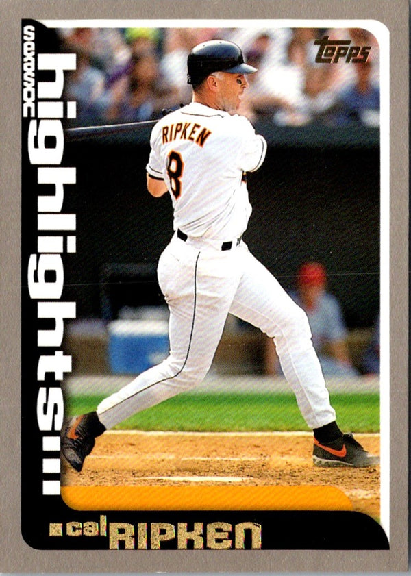 2000 Topps Home Team Advantage Cal Ripken Jr. #457