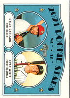 2021 Topps Heritage 2021 Rookie Stars - NL- AL - Dylan Carlson/Evan White #295