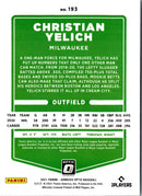 2021 Donruss Optic Christian Yelich