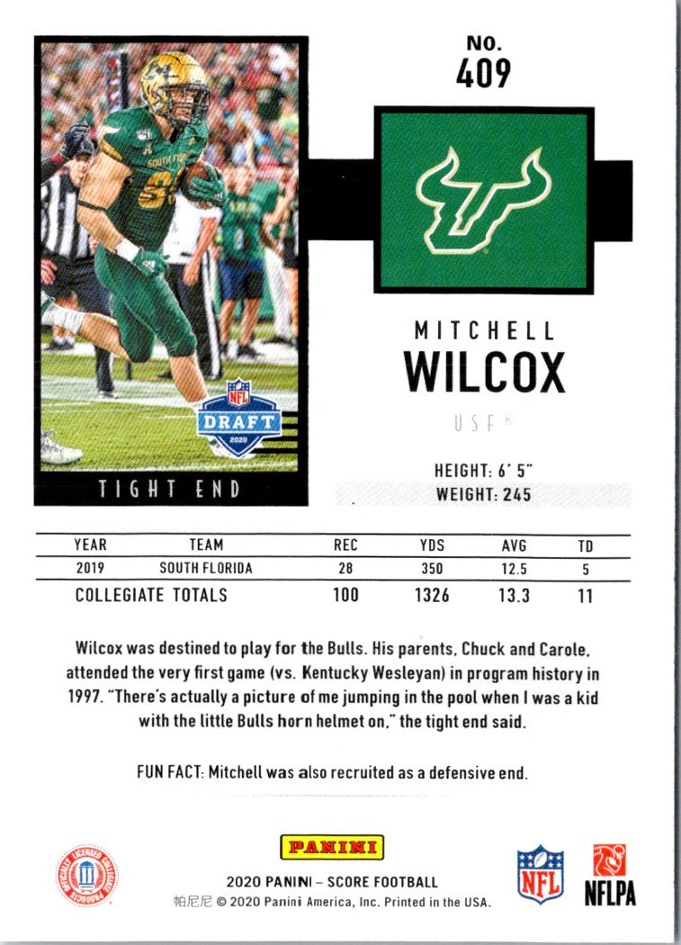 2020 Score Green Mitchell Wilcox