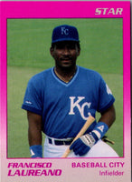 1989 Star Baseball City Royals Francisco Laureano #15