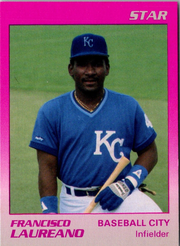 1989 Star Baseball City Royals Francisco Laureano #15