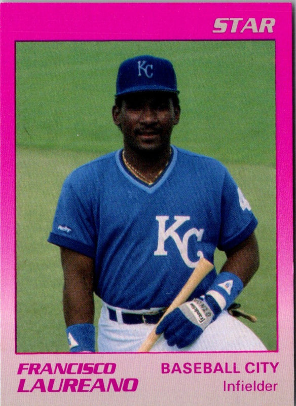 1989 Star Baseball City Royals Francisco Laureano #15