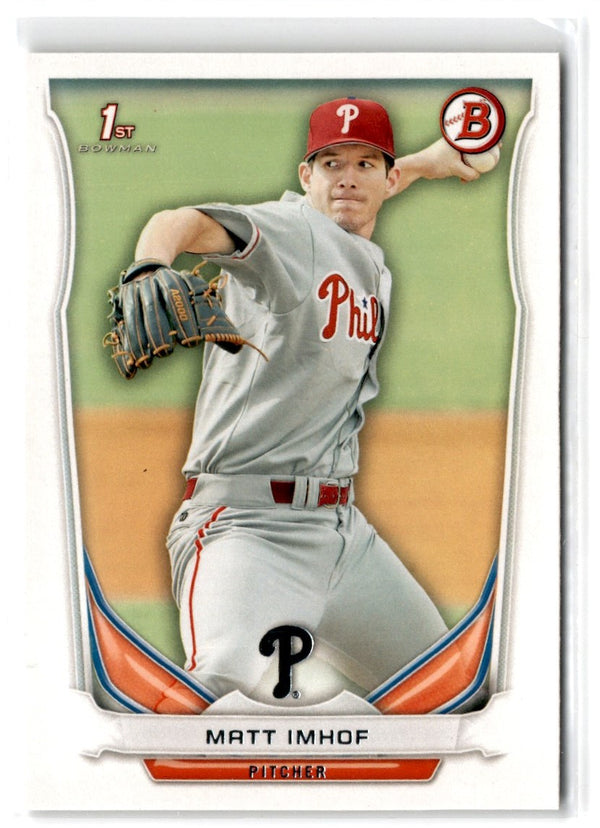 2014 Bowman Draft Picks & Prospects Matt Imhof #DP45