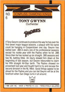 1989 Donruss Super Diamond Kings Tony Gwynn