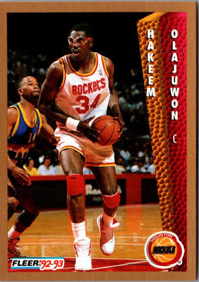1992 Fleer Hakeem Olajuwon #84