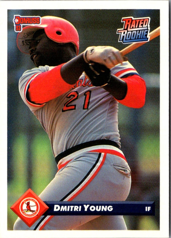 1993 Donruss Dmitri Young #638
