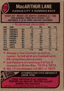 1977 Topps Macarthur Lane