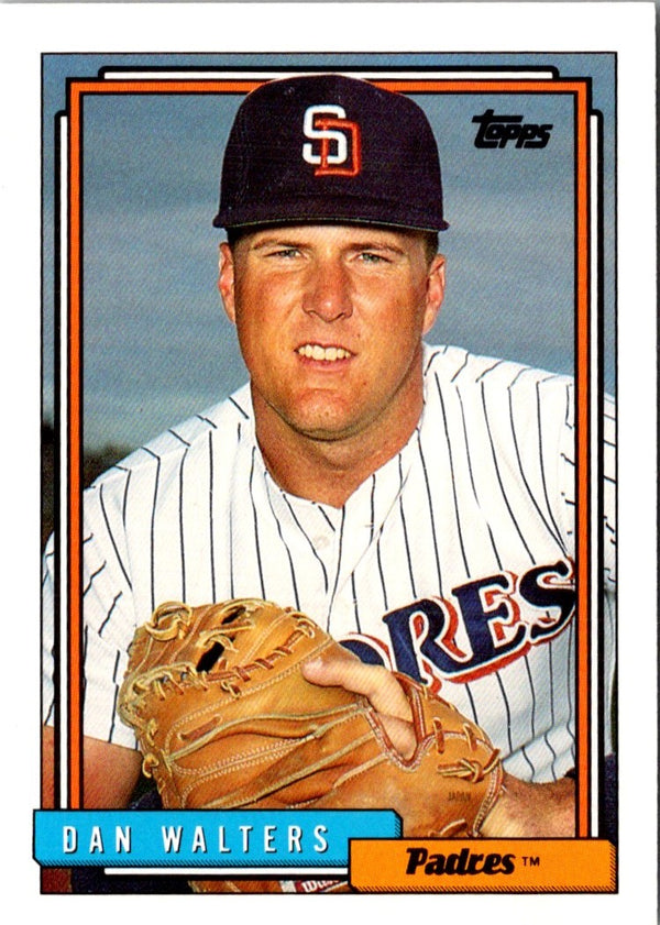 1992 Topps Traded Dan Walters #127T