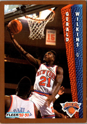 1992 Fleer Gerald Wilkins #157