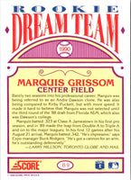 1990 Score Rookie Dream Team Marquis Grissom #B9