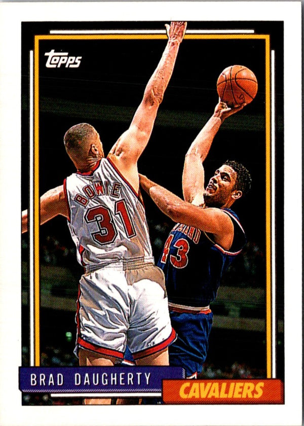 1992 Topps Brad Daugherty #352