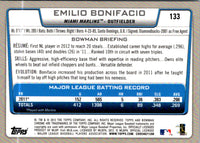2012 Bowman Chrome Emilio Bonifacio #133