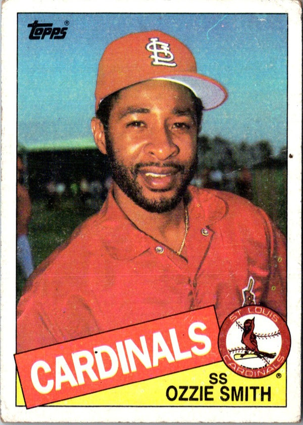 1985 Topps Glossy All-Stars Ozzie Smith #5