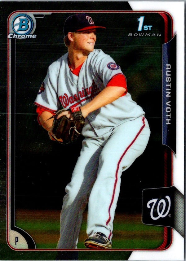 2015 Bowman Chrome Prospects Austin Voth #BCP28