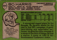 1978 Topps Bo Harris #249 Rookie