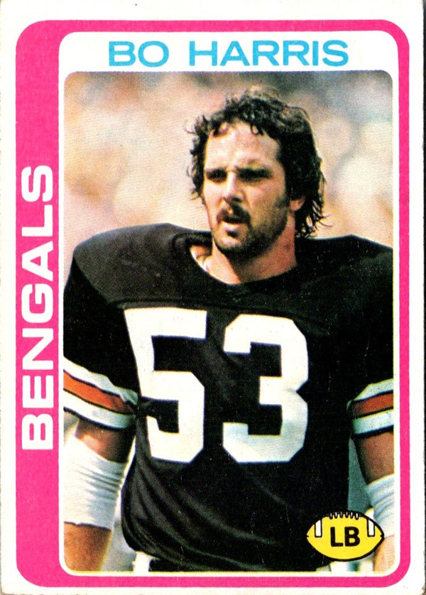 1978 Topps Bo Harris #249 Rookie