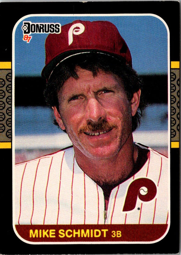1987 Leaf Mike Schmidt #122