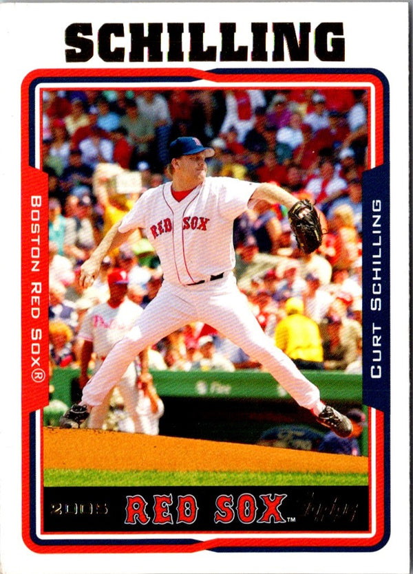 2004 Topps World Champions Boston Red Sox Curt Schilling #9