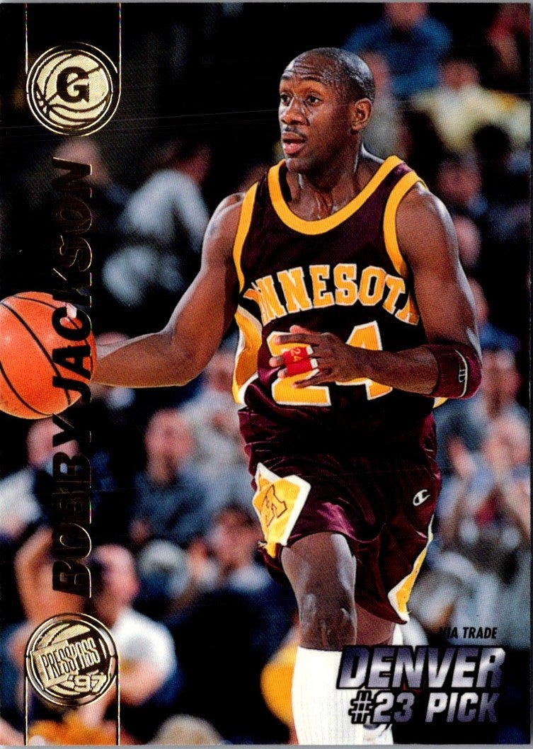 1997 Press Pass Double Threat Bobby Jackson