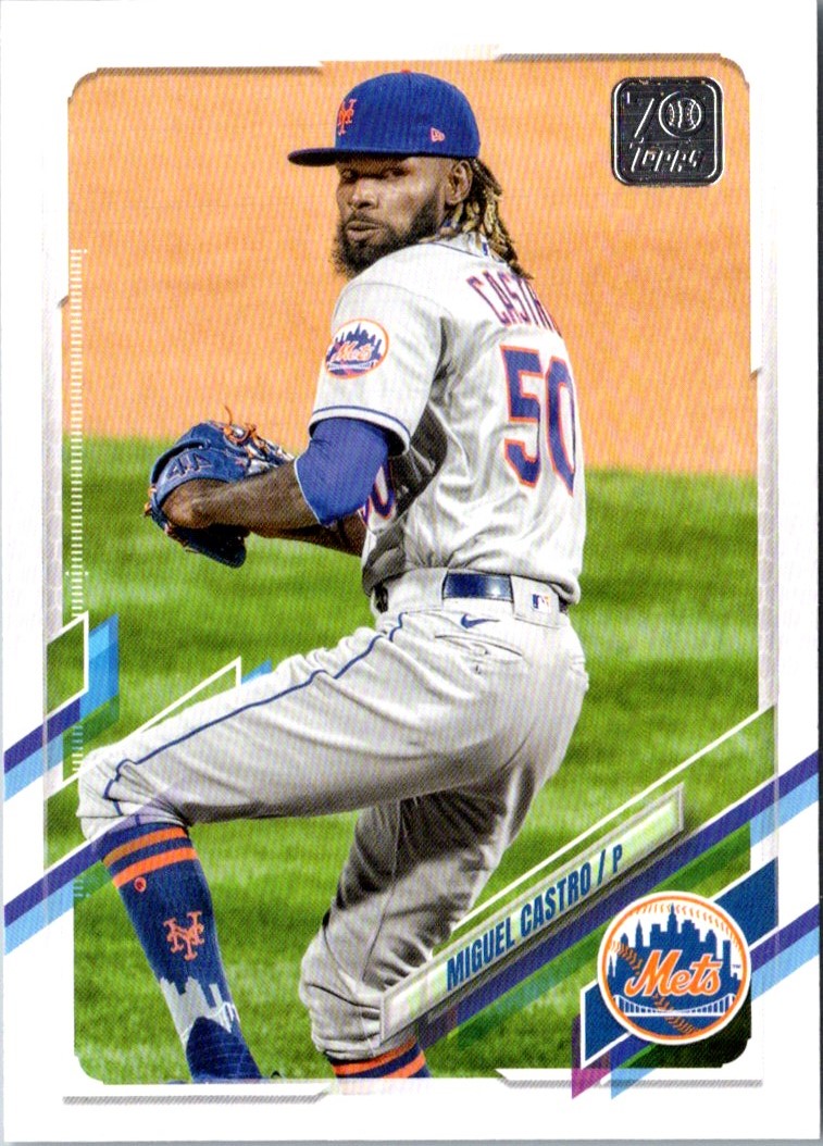 2021 Topps Update Gold Foil Miguel Castro