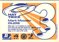1990 Bowman Hat Tricks Mark Messier #4