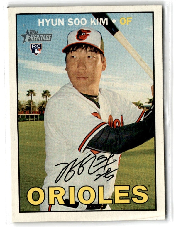 2016 Topps Heritage Hyun-Soo Kim #721 Rookie