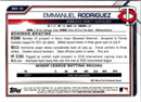 2021 Bowman Draft Chrome Emmanuel Rodriguez