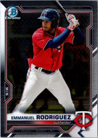 2021 Bowman Draft Chrome Emmanuel Rodriguez #BDC-55