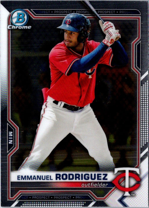 2021 Bowman Draft Chrome Emmanuel Rodriguez #BDC-55