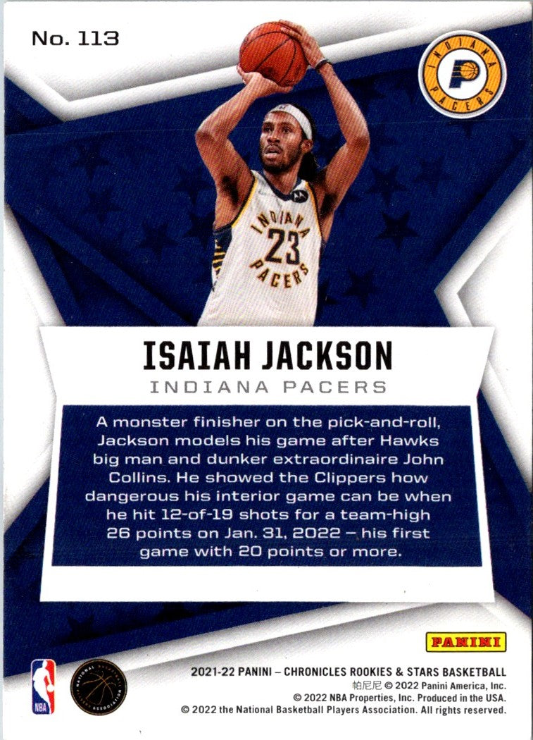 2021 Panini Chronicles Isaiah Jackson